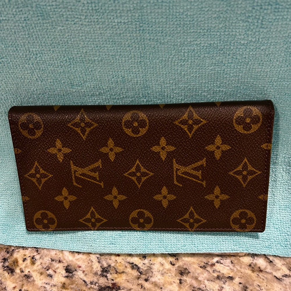 Louis Vuitton Monogram Long Bifold Wallet 863 AN